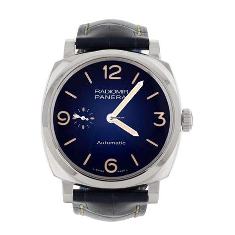 panerai radiomir blue dial price|radiomir p3000 price.